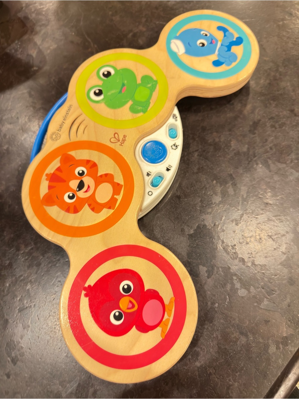 Baby Einstein Hape Magic Touch Wooden Drums Musical Toy